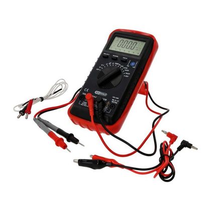 KS Tools digital mit Prüfzangen und Krokodilklemmen Multimeter Universell