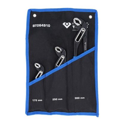 Brilliant Tools Set van 3, 7'' - 10'' - 12'' Verstelbare Waterpomptang Universeel