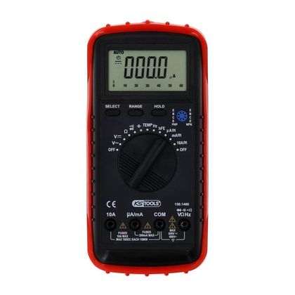 KS Tools digital mit Prüfzangen und Krokodilklemmen Multimeter Universell