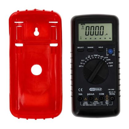 KS Tools digital mit Prüfzangen und Krokodilklemmen Multimeter Universell