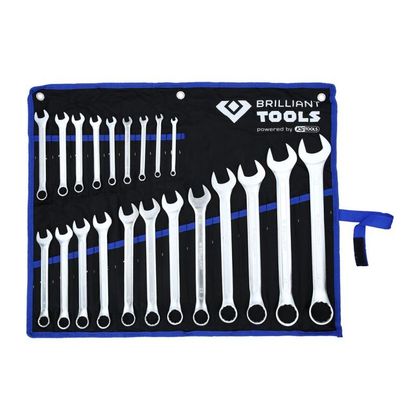 Brilliant Tools 21 stuks, van 6 tot 32 mm Combinatiesleutel Universeel