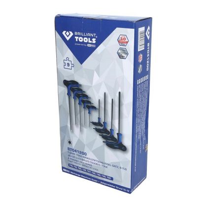 Brilliant Tools TORX® male, 9 pcs Universal T-wrench
