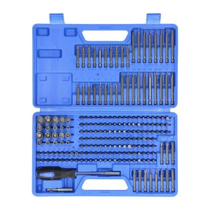 Brilliant Tools Schraubeinsätze, 208 Stück Werkzeugkoffer Universell