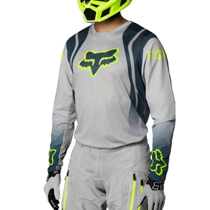 Camiseta de motocross Fox LEGION AIR KOVENT - STEEL GREY 2022 - Gris Ref : FX3498 