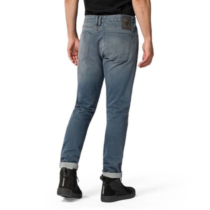 Jean Moto Rev it CARLIN SK LONG - Skinny - Gris