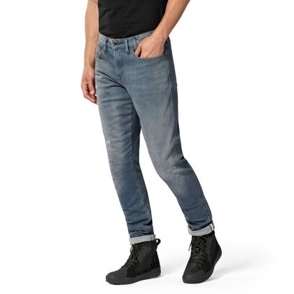 Jean Moto Rev it CARLIN SK LONG - Skinny - Gris
