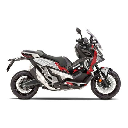 Kit déco RiderUnik FRAZER - Noir / Rouge Ref : RU3305 / XADVFRAZER-4 HONDA 350 ADV 350 - 2022 - 2025