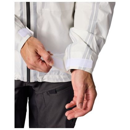 Veste de pluie Rev it BARRIER 2 H2O - Blanc