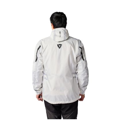 Veste de pluie Rev it BARRIER 2 H2O - Blanc