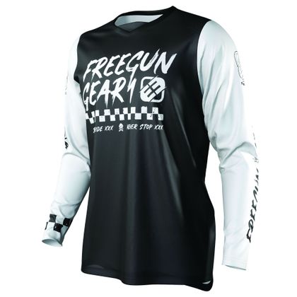 Camiseta de motocross Shot by Freegun DEVO - SPEED - BLACK 2021 Ref : FRG0329 