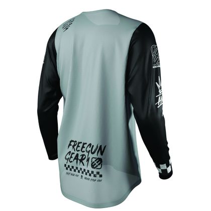 Camiseta de motocross Shot by Freegun DEVO SPEED 2.0 - GREY 2021