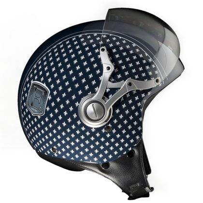 Casque jet Exklusiv FREEWAY - FLEUR DE LYS