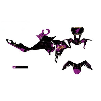 Kit déco RiderUnik FRIK BLACK - Noir