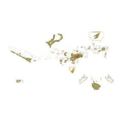 Kit déco RiderUnik FRIK WHITE - Blanc