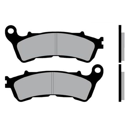 Plaquettes de freins Brenta organique avant/arrière (Spécial ABS selon modèle) Ref : FT 3081 / FT3081 