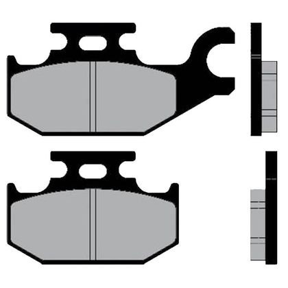 Plaquettes de freins Brenta Sinter Métal Fritté arrière Ref : FT 4108 / FT4108 