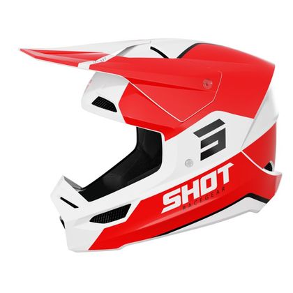 Casco de motocross Shot FURIOUS - BOLT 2023 - Rojo Ref : SO2452 
