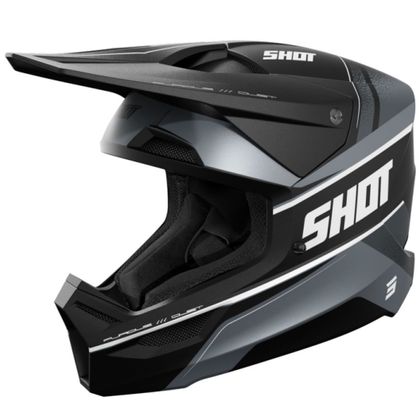 Shot FURIOUS DUST 2025 Cross-Helm - Schwarz Ref : SO2994 