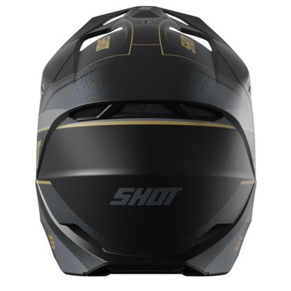 Shot FURIOUS DUST 2025 Cross-Helm - Schwarz / Gelb