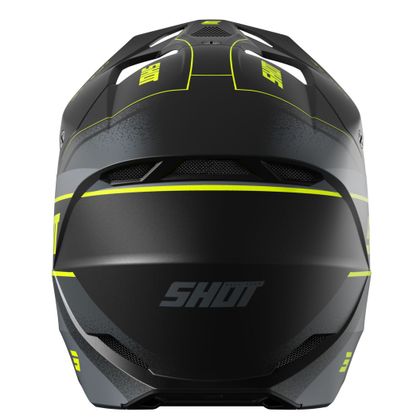 Casque cross Shot FURIOUS - DUST 2025 - Jaune