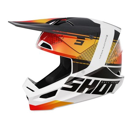Casco de motocross Shot FURIOUS - ELECTRON 2023 - Naranja Ref : SO2453 