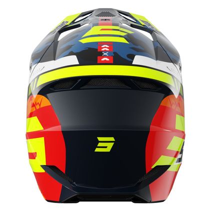 Casque cross Shot FURIOUS - FLASH 2025 - Bleu / Jaune