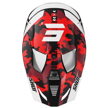 Casque cross Shot FURIOUS - FLASH 2025 - Rouge
