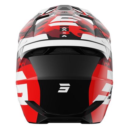 Casque cross Shot FURIOUS KID - FLASH - Rouge