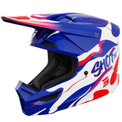Shot FURIOUS KID BEAST Cross-Helm - Blau / Rot Ref : SO3002 