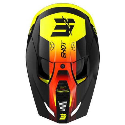 Shot FURIOUS - CHILD - ROCKET Cross helmet - Black / Yellow