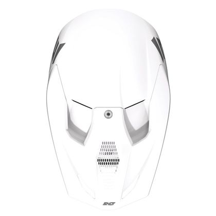 Casque cross Shot FURIOUS - SOLID - GLOSSY 2023 - Blanc