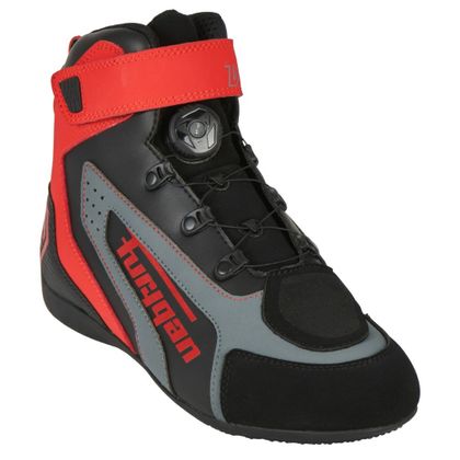 Furygan V4 EASY D3O® WASSERDICHT Motorrad-Sneaker - Schwarz / Rot Ref : FU1187-C145 
