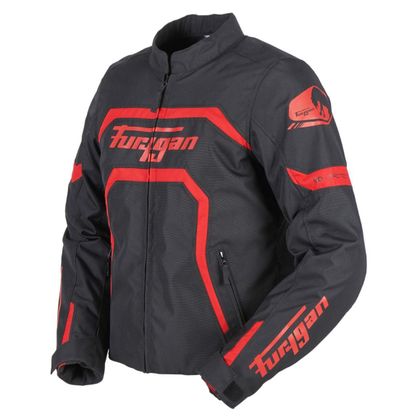 Furygan MYSTIC LADY EVO Jacket - Black / Red Ref : FU1183-C145 