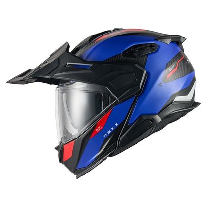 Nexx X.LIFECOUNTRY - TERRA Helmet - Blue / Red
