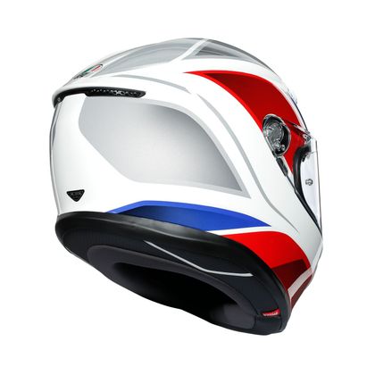 Casque intégral AGV K-6 - HYPHEN WHITE RED BLUE
