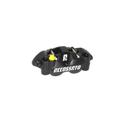 Accossato 108mm left-hand forged monobloc radial with ceramic inserts Universal Brake calipers - Black Ref : ACC0085 / PZ004N-SX-ZXC 