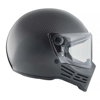 Simpson M30 SLIPLINE SOLID CARBON Integralhelm - Carbon / Schwarz