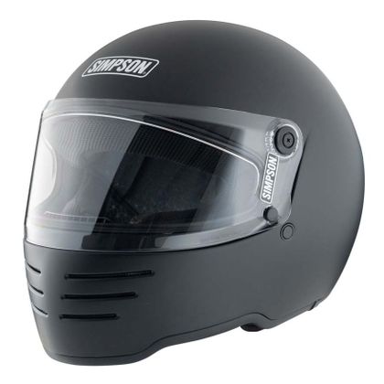 Simpson M62 SOLID Integralhelm - Schwarz Ref : SIM0037 