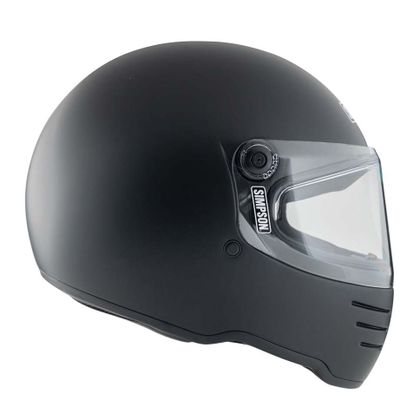 Simpson M62 SOLID Integralhelm - Schwarz