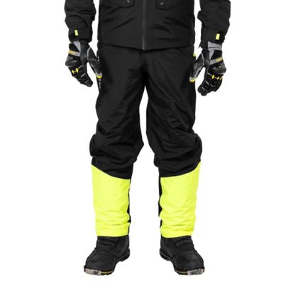 Pantalon de pluie Touratech STORM - Noir / Jaune Ref : TRT0031 