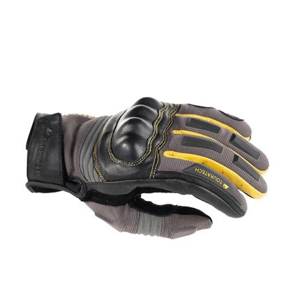 Touratech DESERT 2 Handschuhe - Grau / Gelb