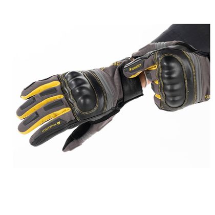 Touratech DESERT 2 Handschuhe - Grau / Gelb