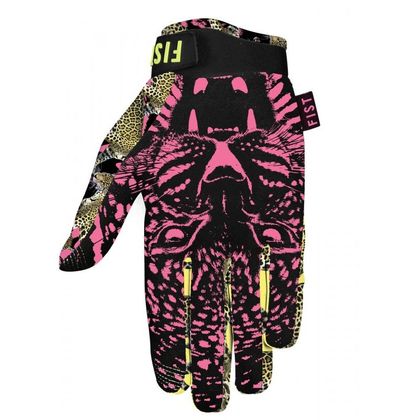 Guantes de motocross Fist Handwear STRAPPED JAGUAR 2023 - Negro / Multicolor