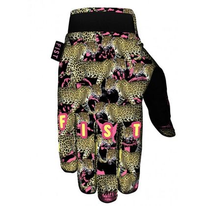 Guantes de motocross Fist Handwear STRAPPED JAGUAR 2023 - Negro / Multicolor Ref : FAST0007 
