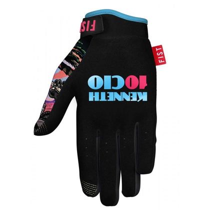 Guantes de motocross Fist Handwear STRAPPED TENICO GORIL 2023 - Negro / Multicolor