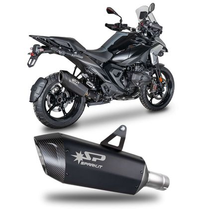 Silencieux Spark FIGHTER EVO Titane Embout carbone - Noir