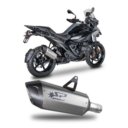 Silencieux Spark FIGHTER EVO Titane Embout carbone - Noir