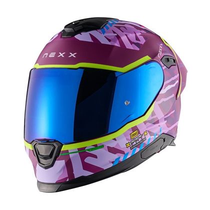 Casque Nexx Y.100R - URBANGRAM - Violet Ref : NE0618-C43844 