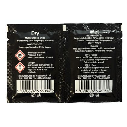 Lingettes Armor Vision préparation pour film hydrophobe