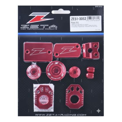 Kit d'accessoires Zéta Anodisé - Rouge
